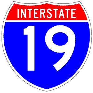 M1-1 Interstate Route Shield Marker Sign