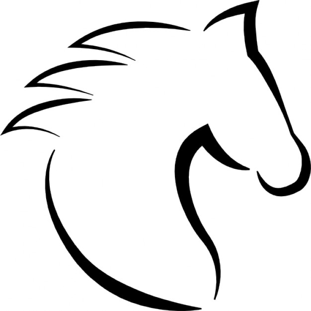 Horse Outline Vectors, Photos and PSD files | Free Download