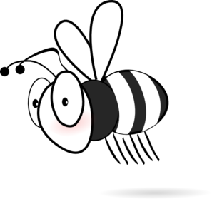 Black And White Insect Clipart