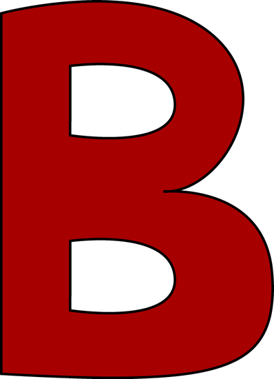 Letter B With A Bee Clip Art - Emoticons Smileys Symbols