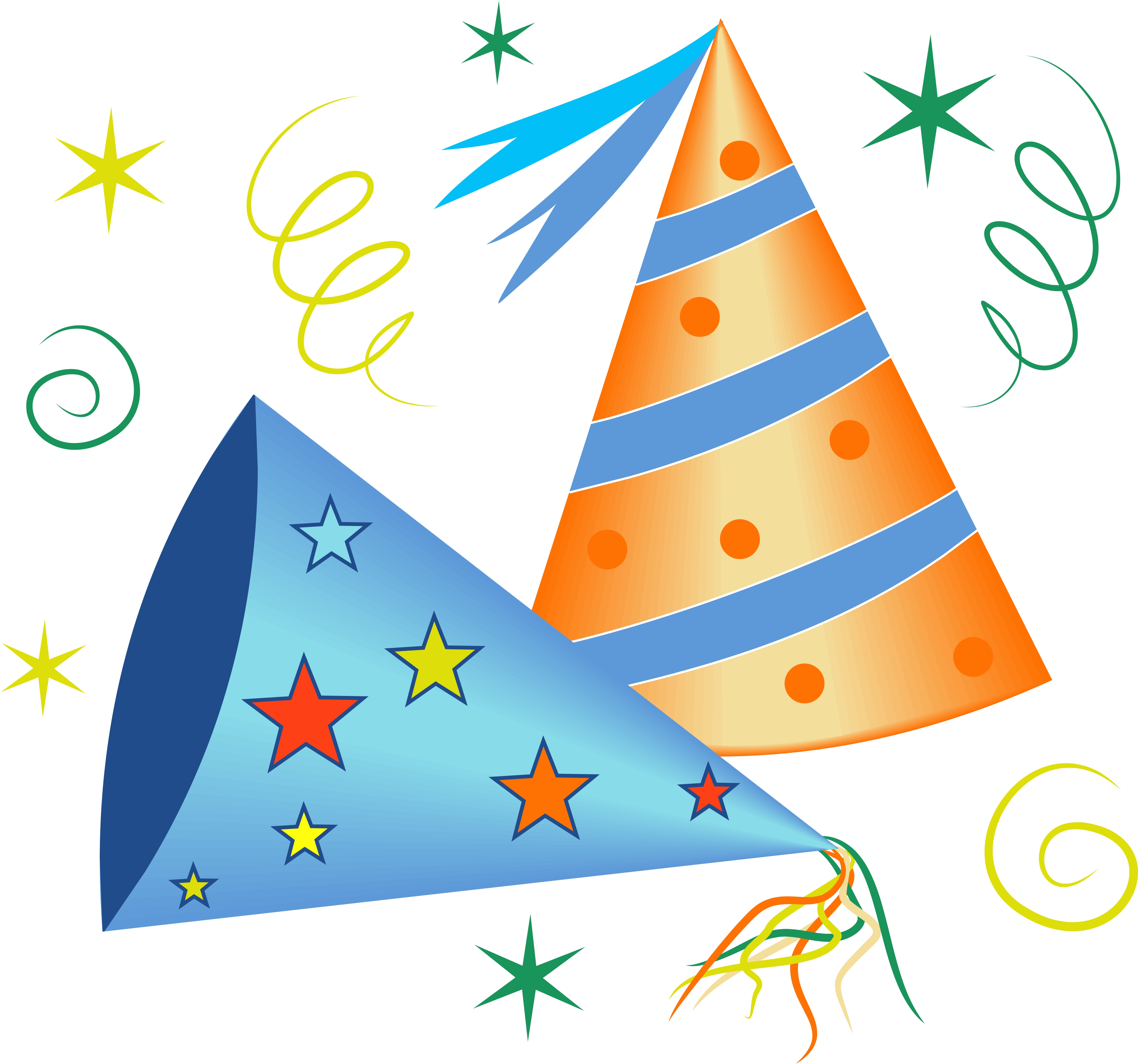 Party hats clipart