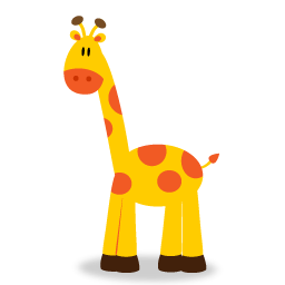 Small Giraffe Icon, PNG ClipArt Image