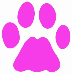 Paw Print Pink Clip Art Vector Online Royalty Free