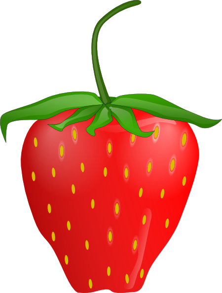 Strawberry clip art Free Vector