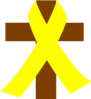 Yellow Cross clip art - vector clip art online, royalty free ...