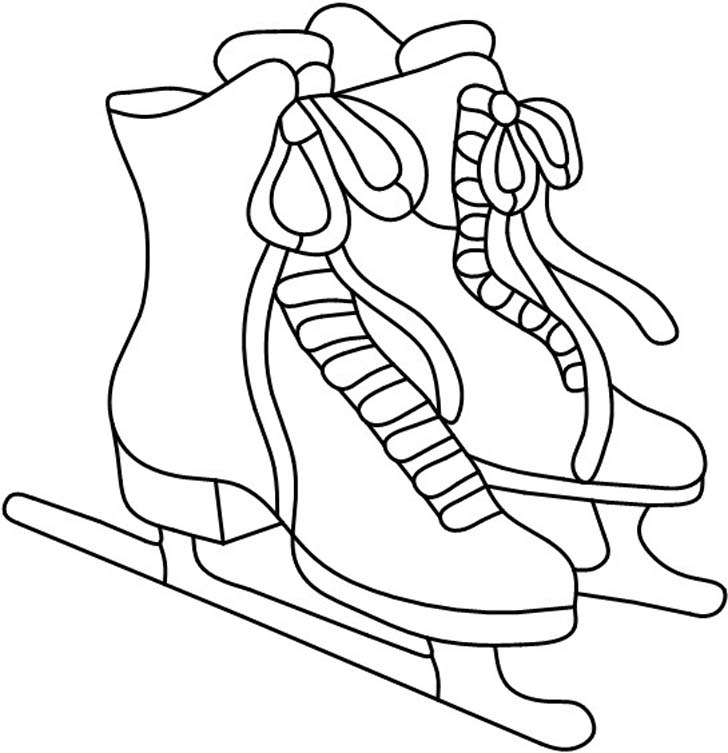 ice skate pattern clipart free