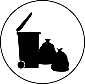 Trash Symbol clip art - vector clip art online, royalty free ...