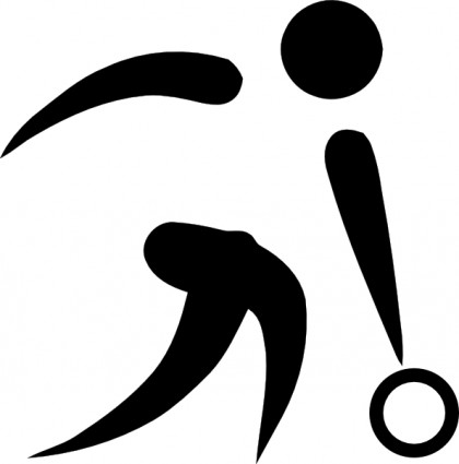 Olympic Sports Bowling Pictogram clip art Free vector in Open ...