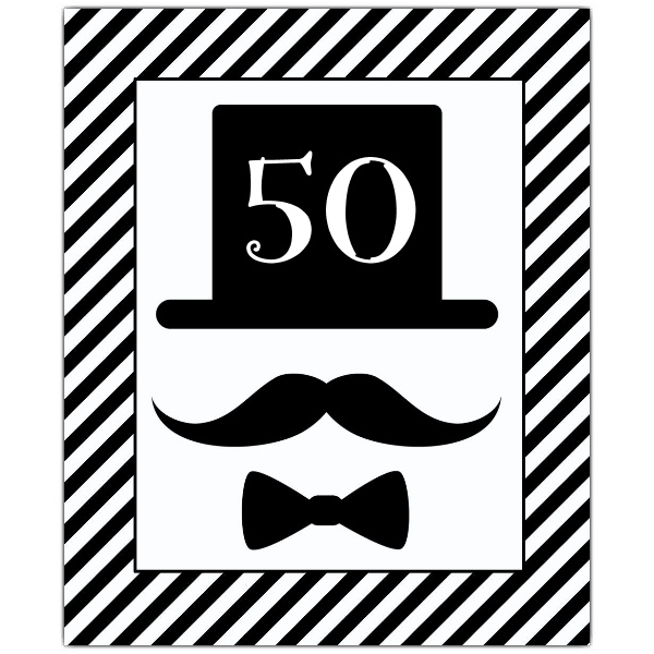 Mustaches and Bowties Wine Labels | PaperStyle