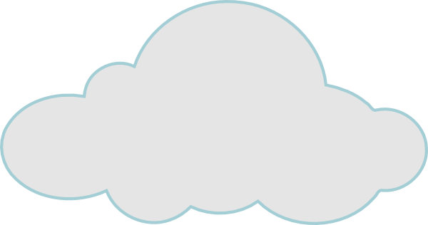 White Clouds Clip Art - vector clip art online ...