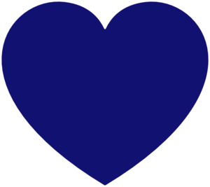 Blue Heart Clip Art - vector clip art online, royalty ...