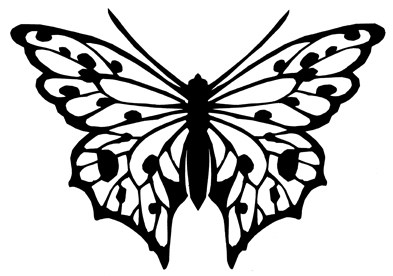 Free Butterfly Printable & How to Use with Silhouette Software ...