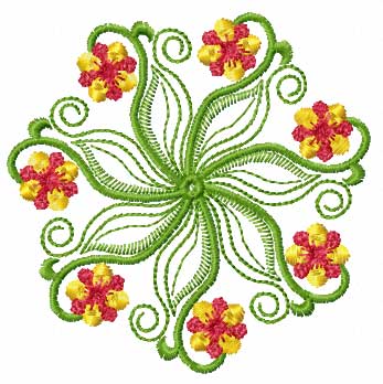 Fantasy Flowers #3: 9 Machine Embroidery Designs | eBay