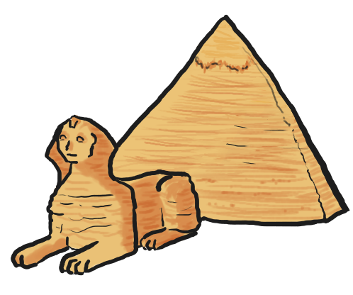 Egypt pyramid clipart