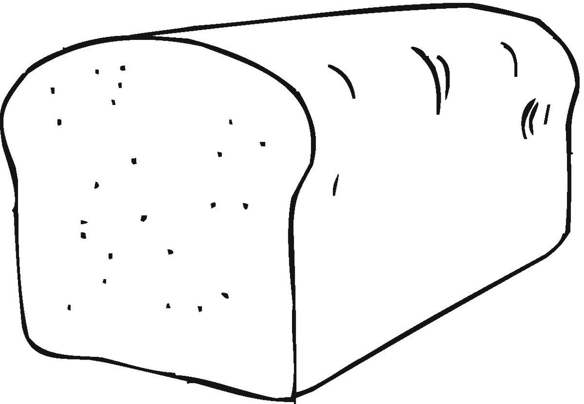 Loaf Of Bread Coloring Sheet - Google Twit