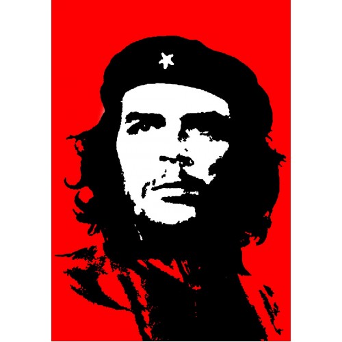 CHE GUEVARA RED, BLACK AND WHITE