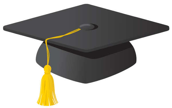 Flying Graduation Caps Clip Art - ClipArt Best