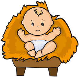 Picture Of Baby Jesus In A Manger - ClipArt Best