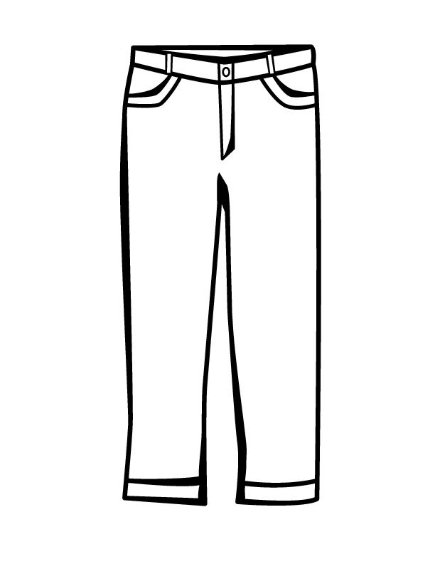 Cartoon Jeans Clipart