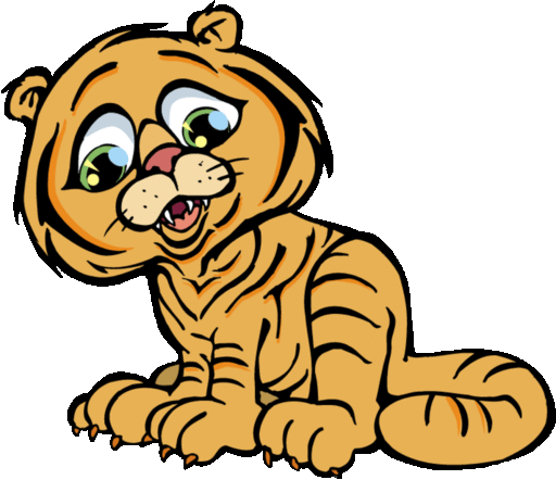 Vector Clip Art Prasksaa ANIMASI HARIMAU Clipart - Free to use ...