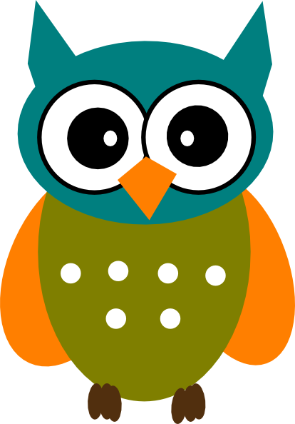 Free clipart owl with glasses