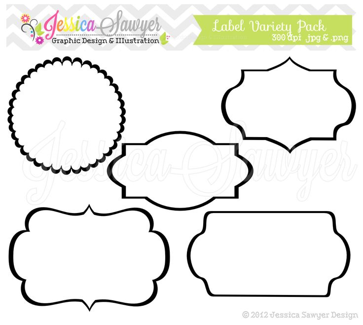 Labels Clip Art Templates - Free Clipart Images