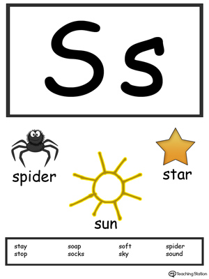 Tracing And Writing the Letter S | MyTeachingStation.com