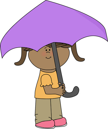 Kid With Umbrella - ClipArt Best