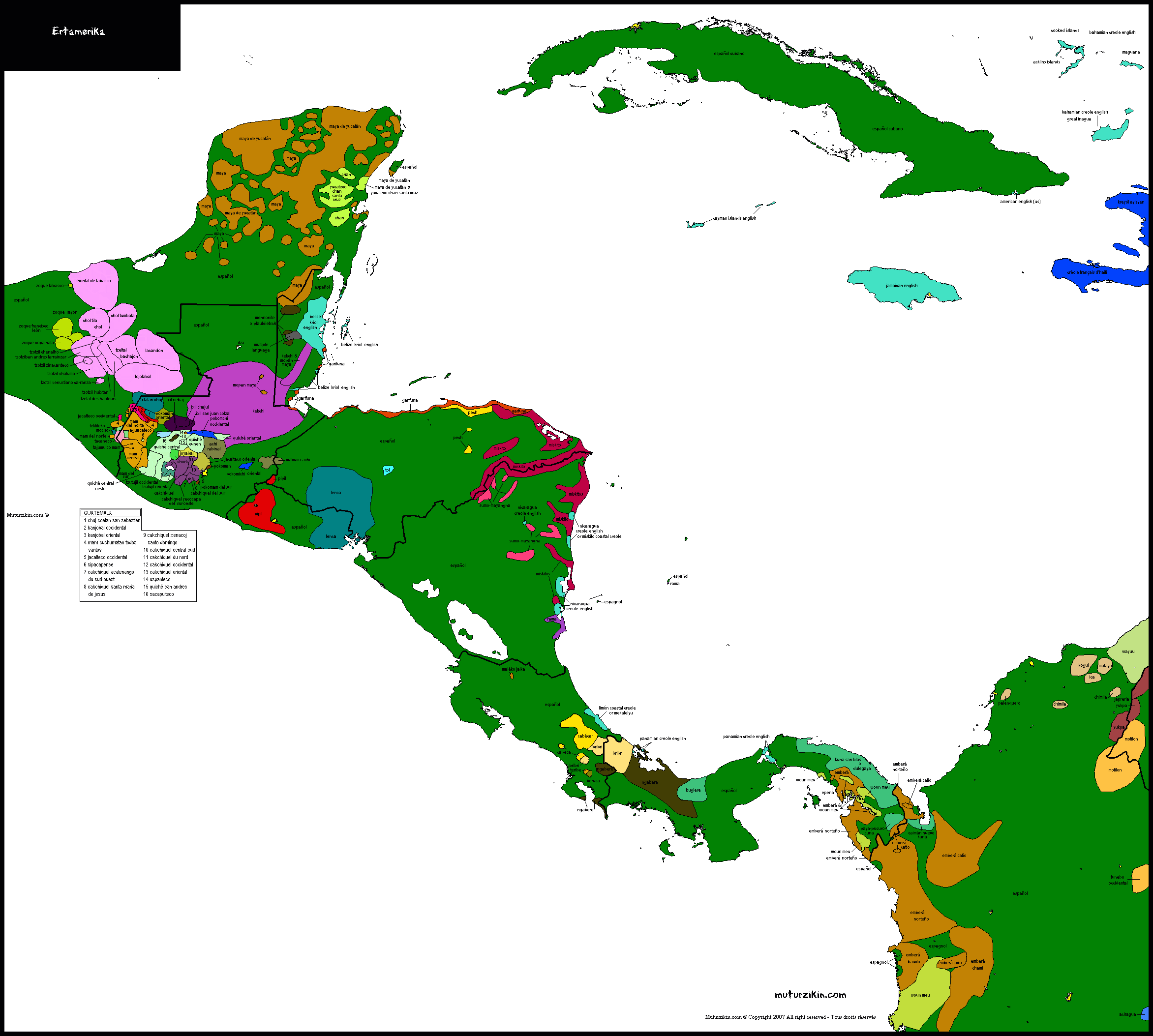 Mapa De Centro America - ClipArt Best