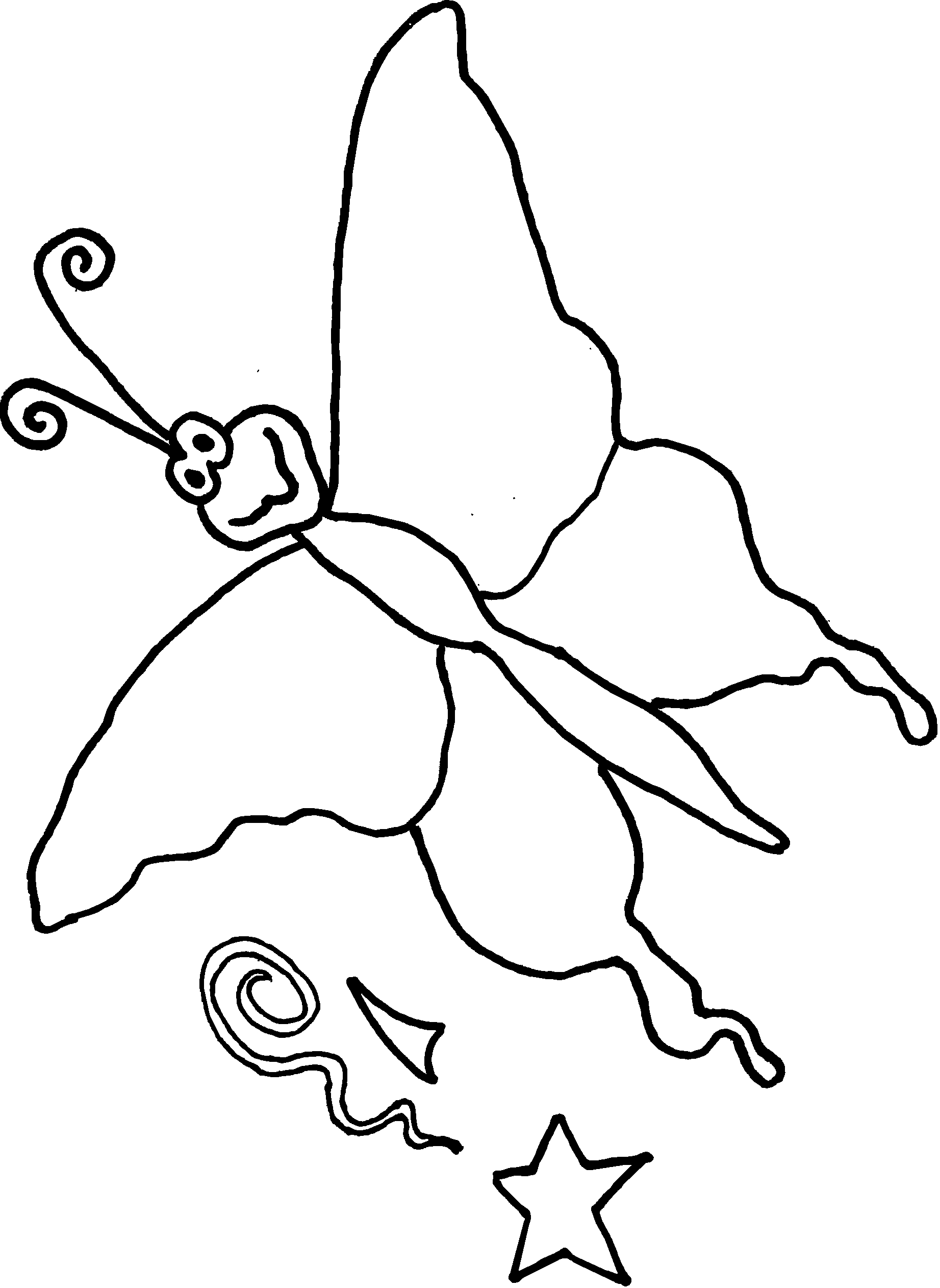 Easy Drawings For Kids Butterfly - ClipArt Best