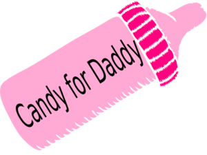 Baby Bottle Pink Clip Art - vector clip art online ...