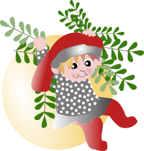 Christmas Elf clip art - vector clip art online, royalty free ...