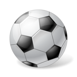 Black And White Soccer Ball Icon, PNG ClipArt Image