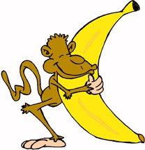 Best Clip Art Monkey With Banana - ClipArt Best