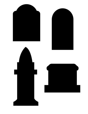 Tombstone Outline - ClipArt Best