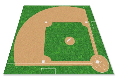 Baseball Field Rug | KidCarpet.