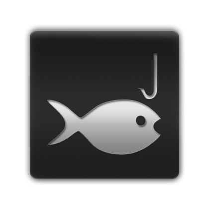 Fishing Icon #047575 » Icons Etc