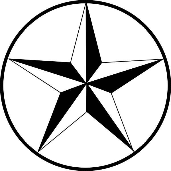 Texas Star clip art - vector clip art online, royalty free ...