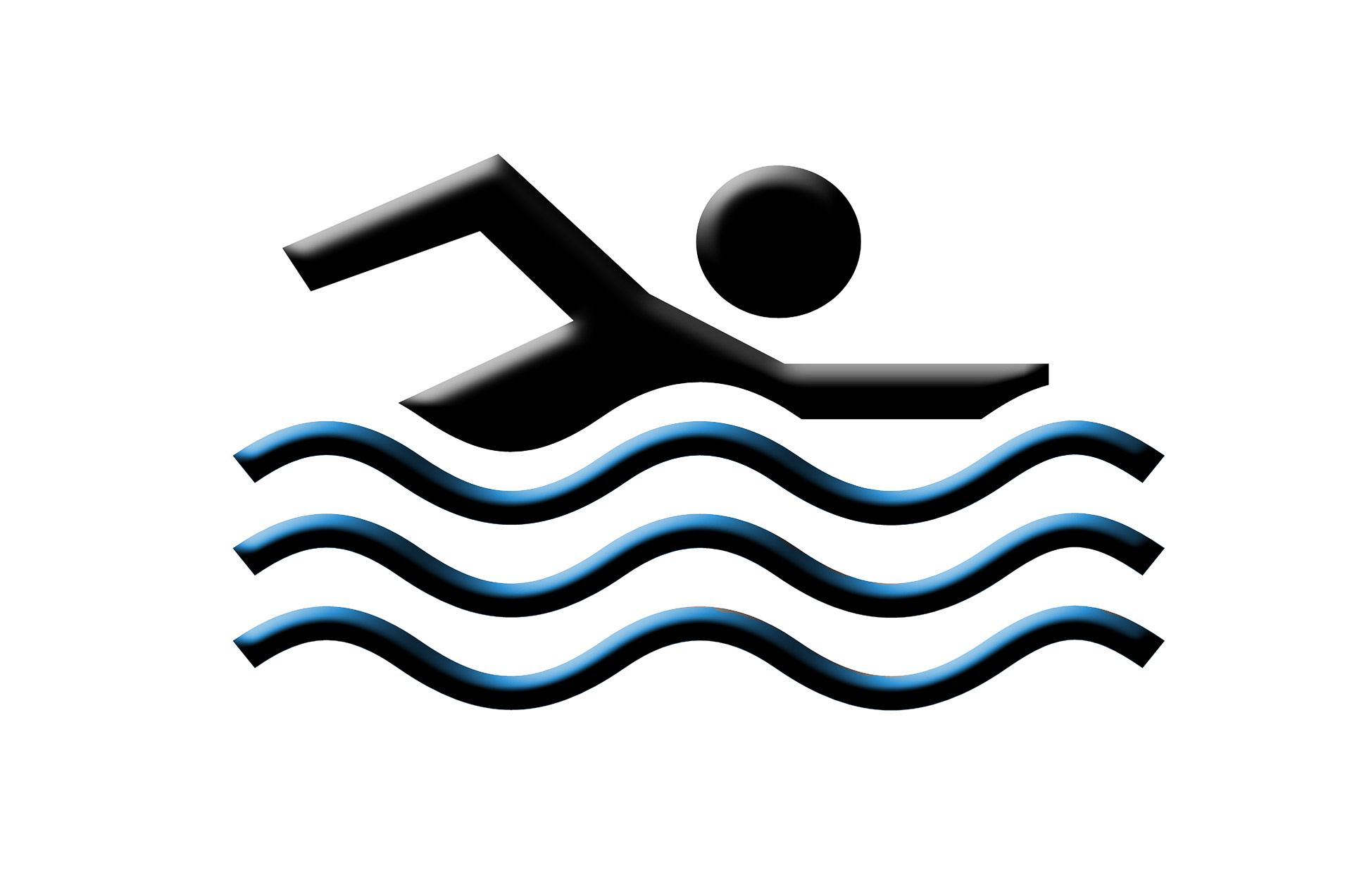 Swimming-Symbol-public-domain | Pictures Public Domain