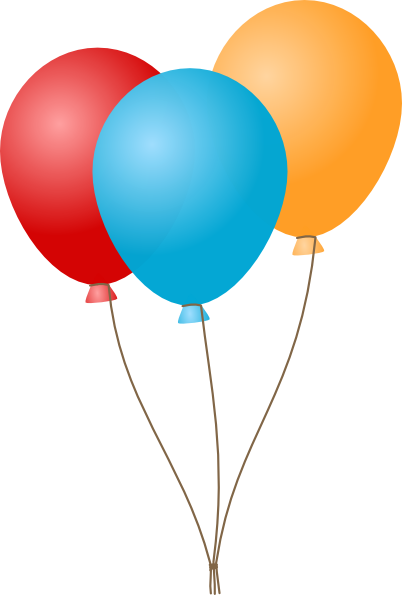 Happy Birthday Balloons Clip Art - ClipArt Best