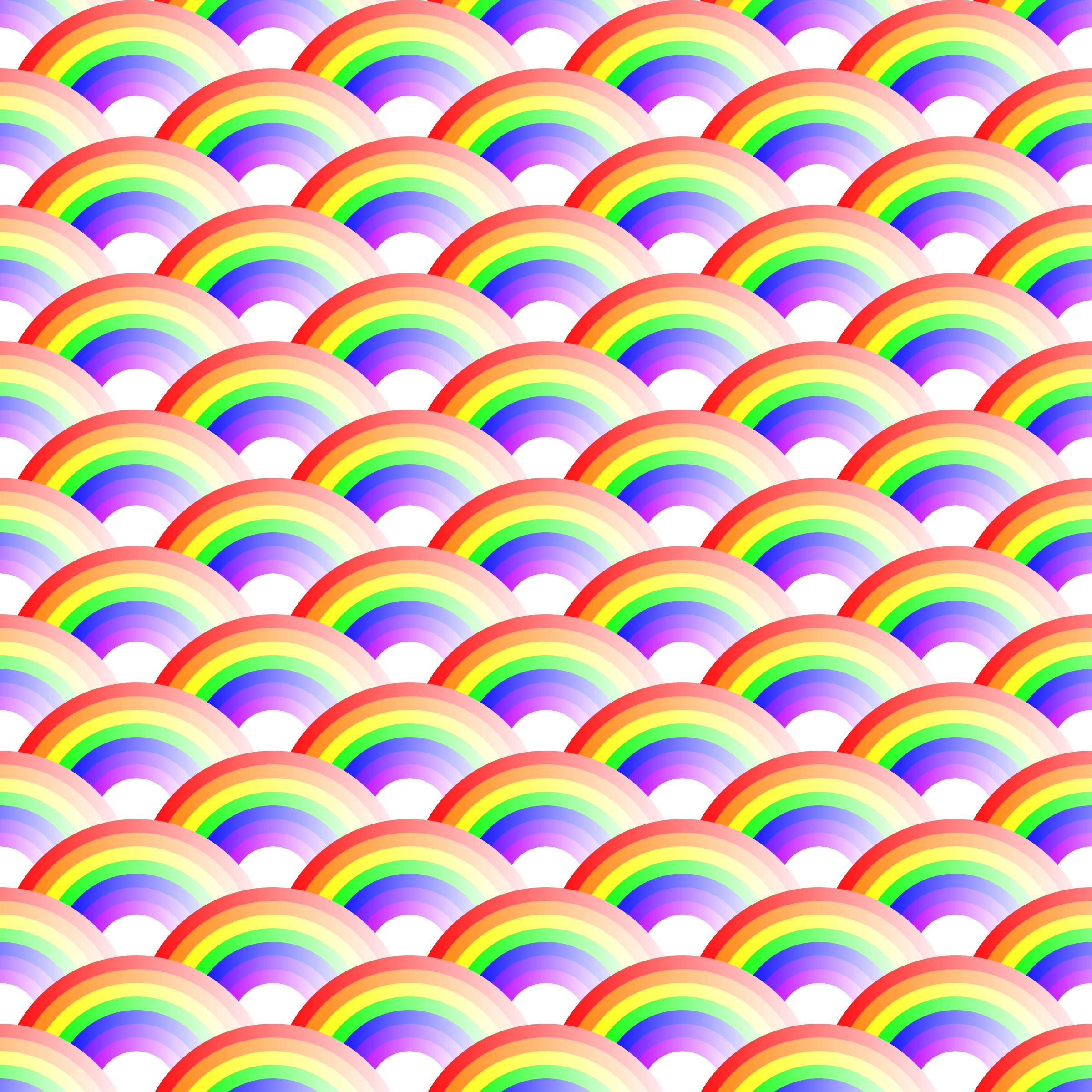 Clipart - Rainbow pattern 2