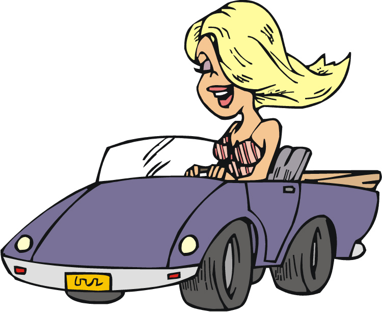 Driving pictures clip art