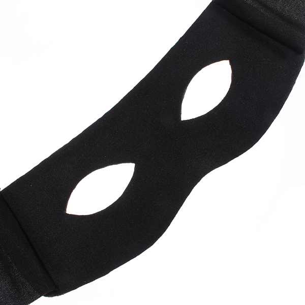 Black Cloth Bandit Robber Fancy Halloween Costume Eye Mask | Alex NLD