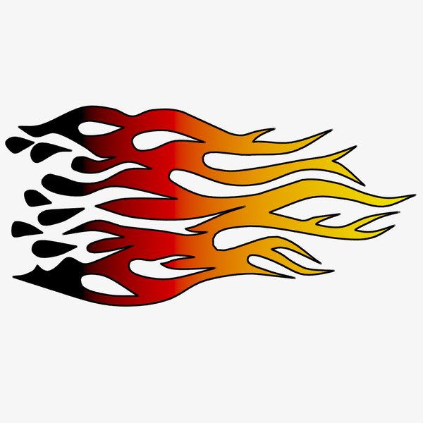 Flames racing flame clip art at clker vector clip art clipartix ...