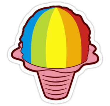 Hawaiian Shave Ice" Stickers by ottou812 | Redbubble