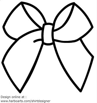 Bow Outline | Free Download Clip Art | Free Clip Art | on Clipart ...