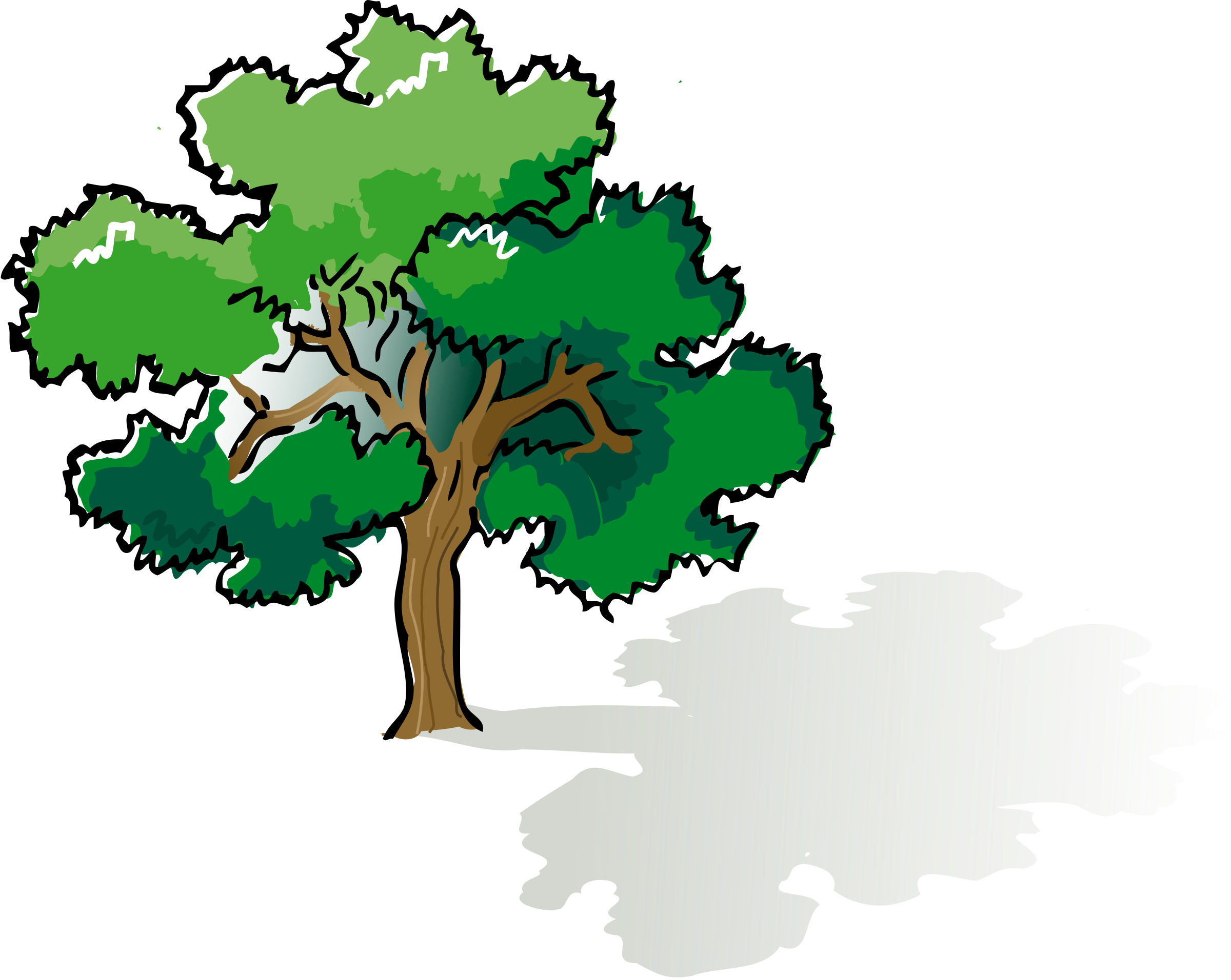 Cartoons Wallpaper: Oak Trees Clipart Wallpaper Desktop with HD ...