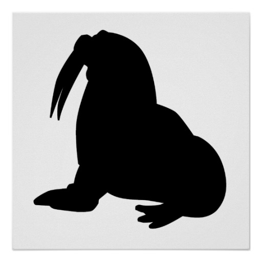 Walrus Silhouette - ClipArt Best