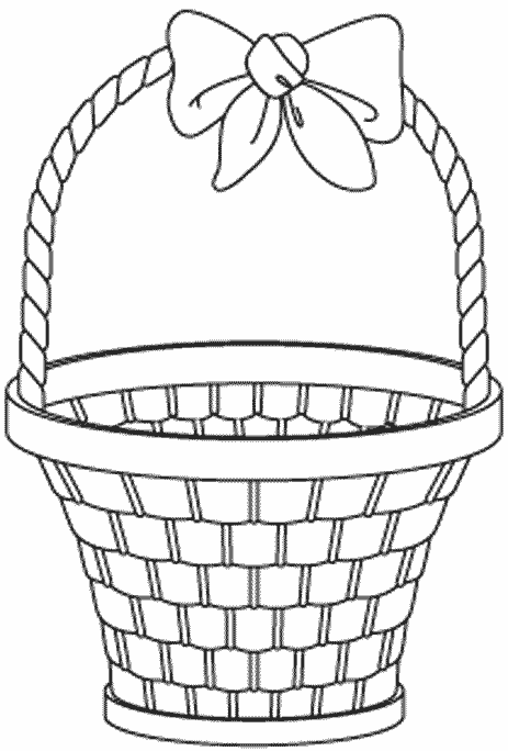 easter baskets drawings Colouring Pages