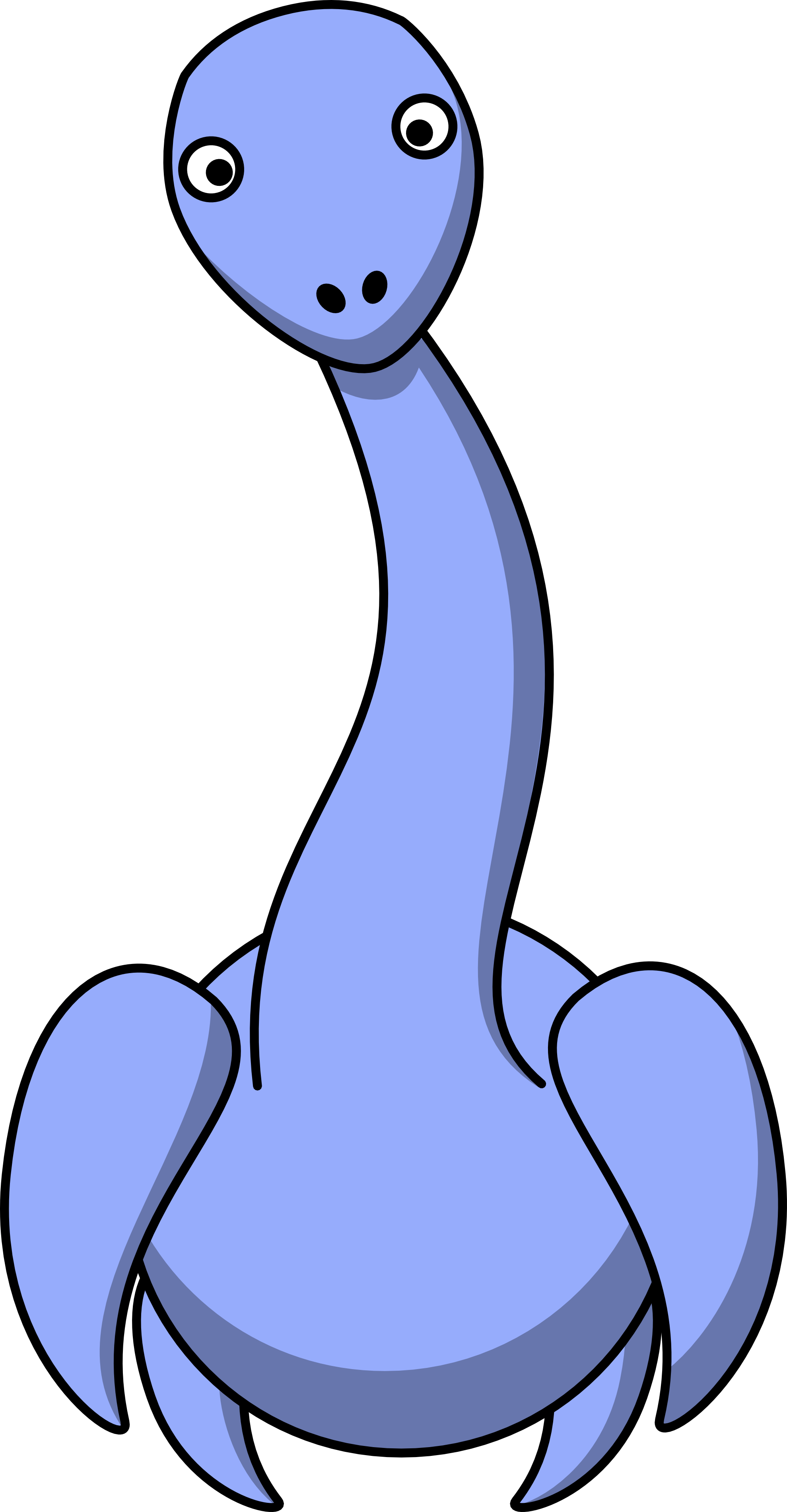 Blue Cartoon Dinosaur - ClipArt Best